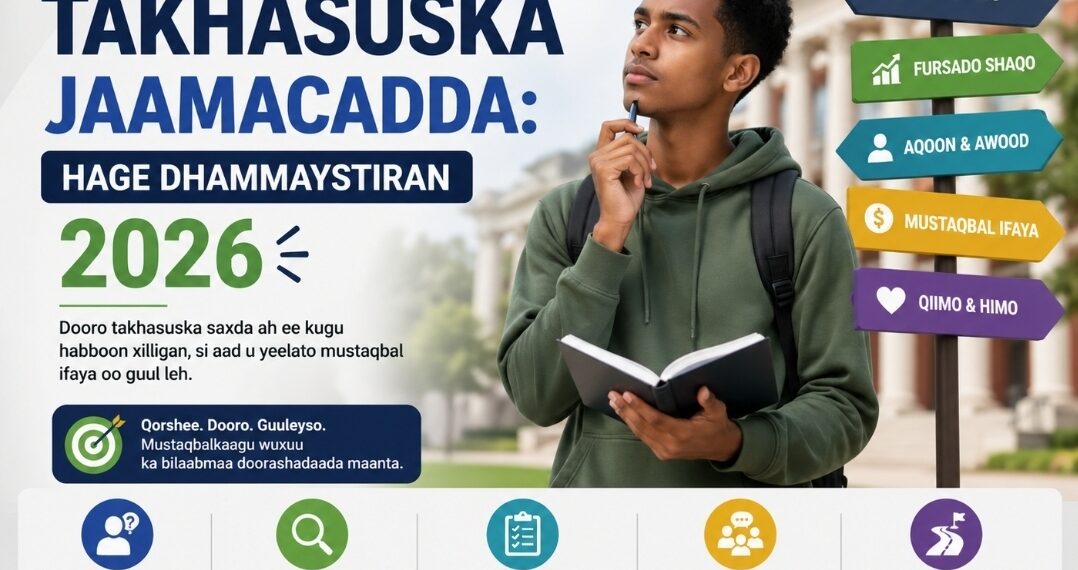 Sida loo doorto takhasuska jaamacadda